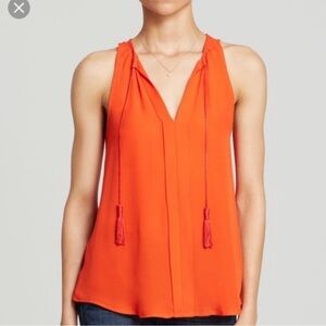 Joie Airlan Silk Tassel Top S